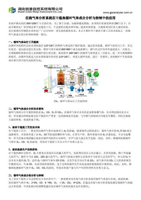 在线气体分析系统在干熄焦循环气体成分分析与控制中的应用