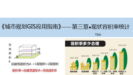 《城市规划GIS技术应用指南》—第三章(现状容积率统计)