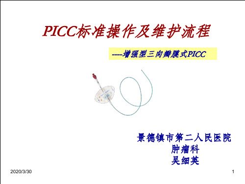 PICC置管操作流程与维护