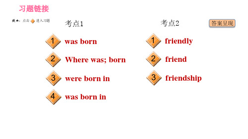 外研版七年级下册英语Module7易错考点专练习题课件