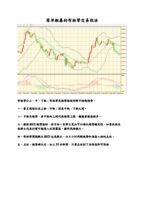 简单粗暴的布林带交易战法