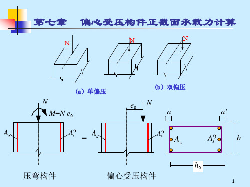 第七章 偏心受压构件正截面承载力计算