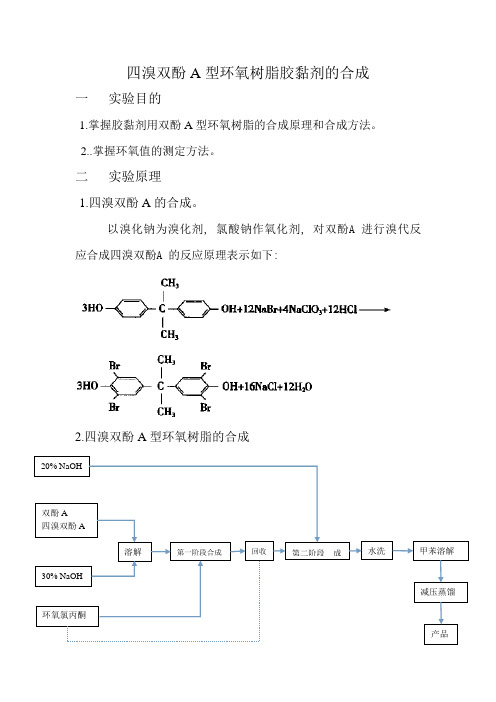 四溴双酚A型环氧树脂胶黏剂的合成