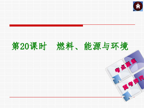 中考化学复习课件《燃料、能源与环境》ppt课件