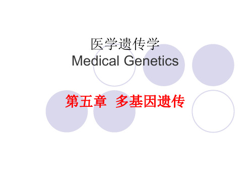 医学遗传学5章  多基因遗传课件