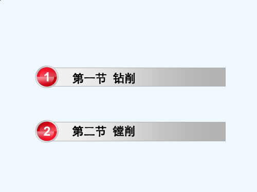 机械制造工艺基础之钻削与镗削培训课件