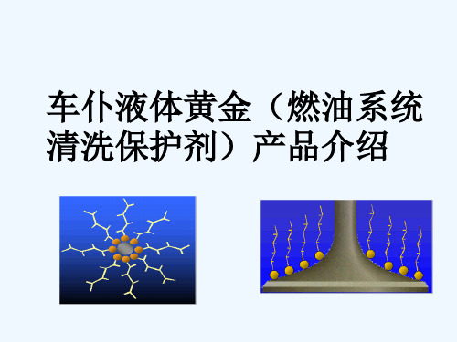 液体黄金(燃油系统清洗保护剂)