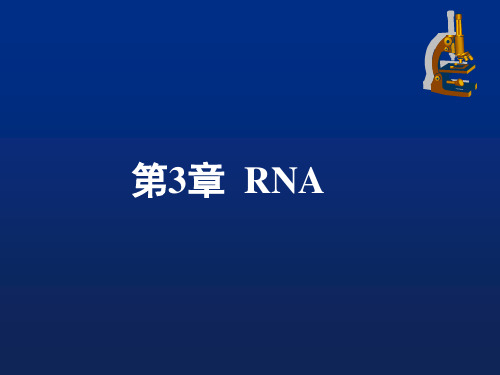 第三章 现代生物分子学(RNA)