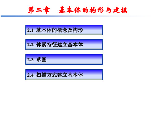 第二章__基本体的构形与建模