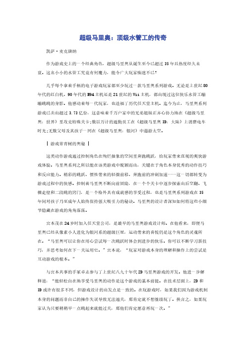 超级马里奥:顶级水管工的传奇