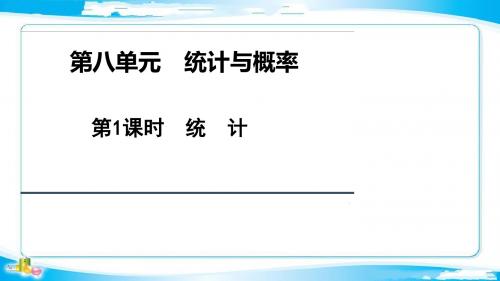 2018年人教版中考数学专题复习第1课时统计