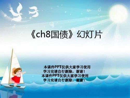 《ch8国债》幻灯片