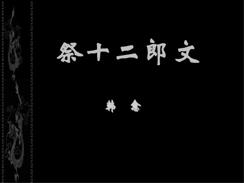 高二语文祭十二郎文3