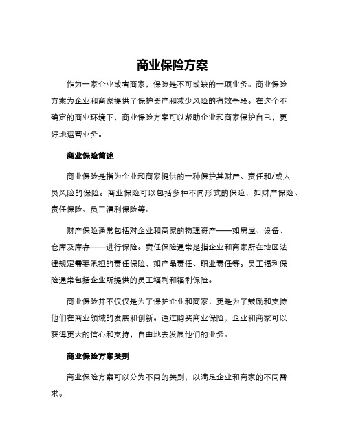 商业保险方案