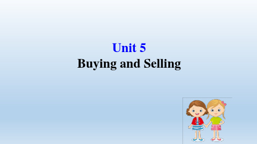 冀教版英语八年级下册Unit5 Buying and Selling课件