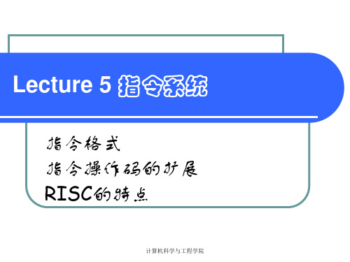 10 指令系统