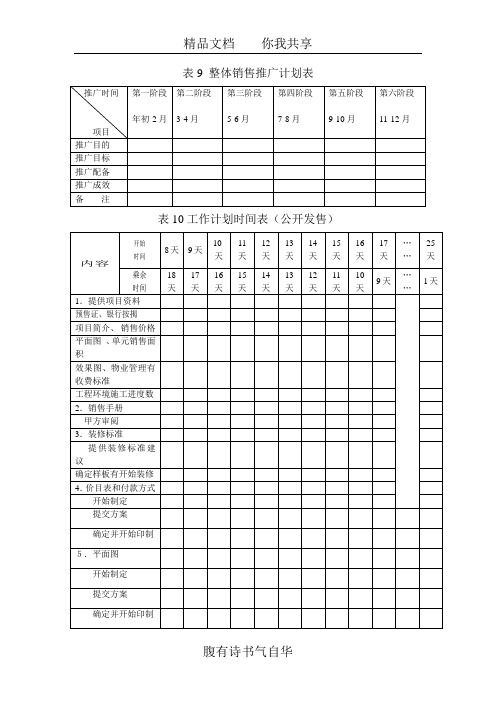 销售计划表格1[1]