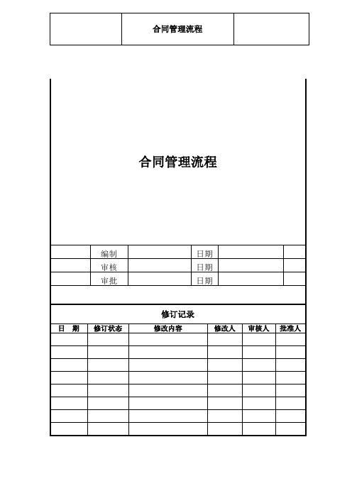 合同管理流程75802