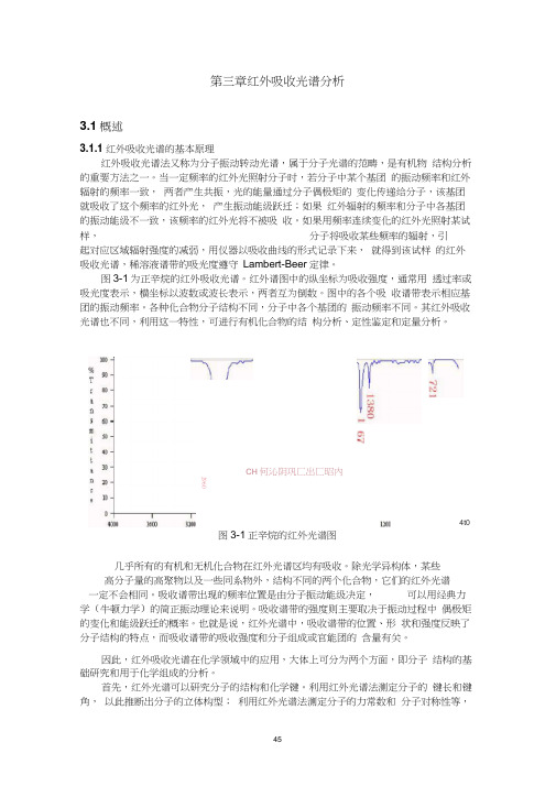 红外吸收光谱分析