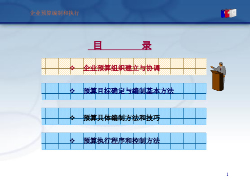 预算编制与执行方法和技巧