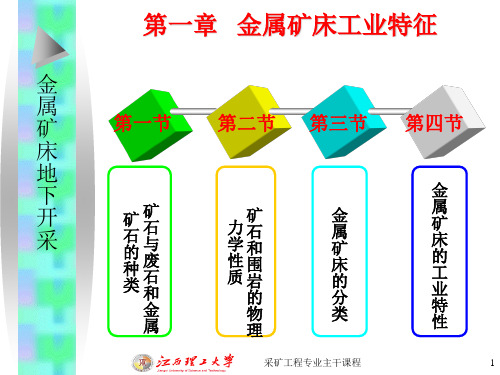 第一章  金属矿床的工业特征