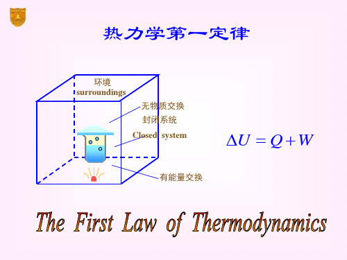 物理化学课件第一章 热力学第一定律