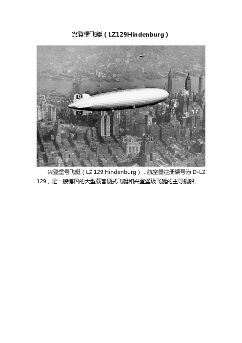 兴登堡飞艇（LZ129Hindenburg）