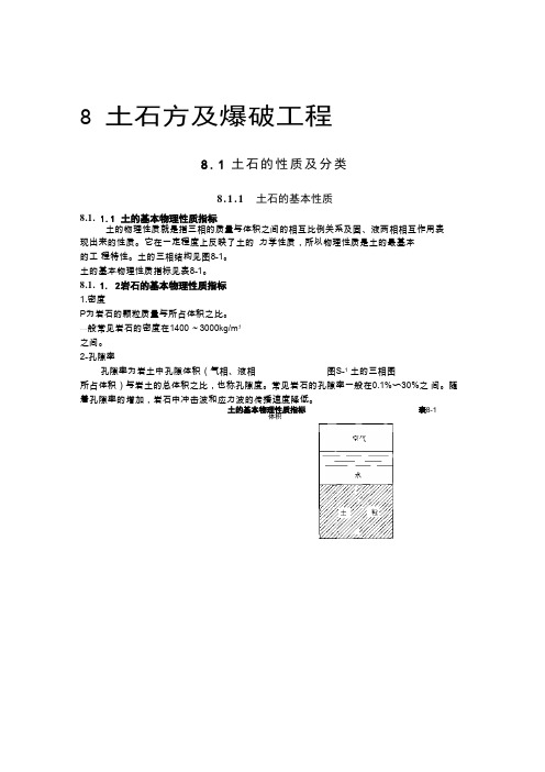 建筑施工手2-8 土石方及爆破工程