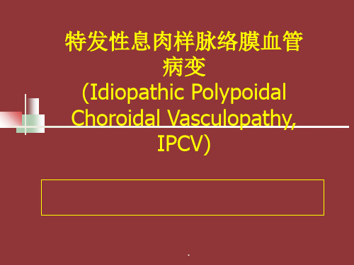 PCV诊断鉴别及其治疗精选全文