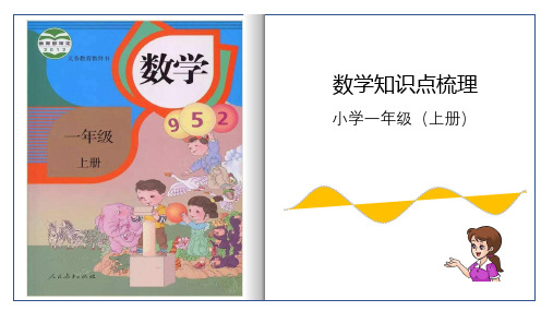 (人教版)小学一年级(上册)数学知识要点梳理