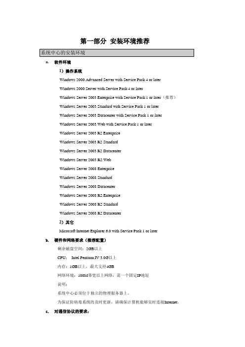 瑞星虚拟化系统安全软件(桌面)快速安装指南