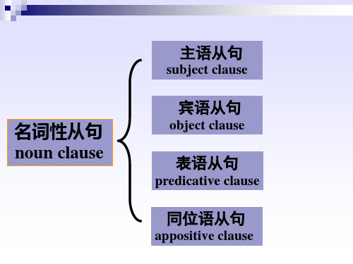 高中英语名词性从句详细讲解PPT课件