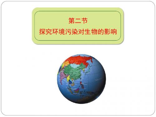 人教版生物七年级下册4.7.2探究环境污染对生物的影响(课件,共28张PPT)