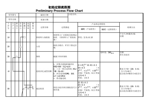 初始过程流程图范例