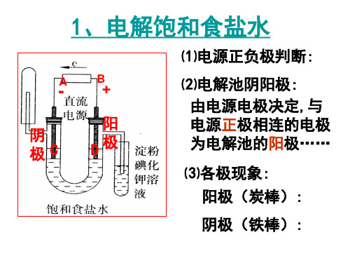 电解饱和食盐水教学教材