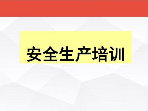 安全标准化培训  ppt课件