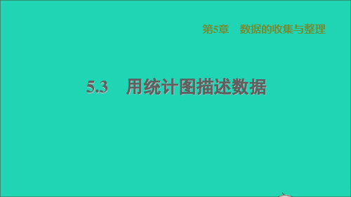 2021秋七年级数学上册第5章数据的收集与整理5、3用统计图描述数据习题沪科版