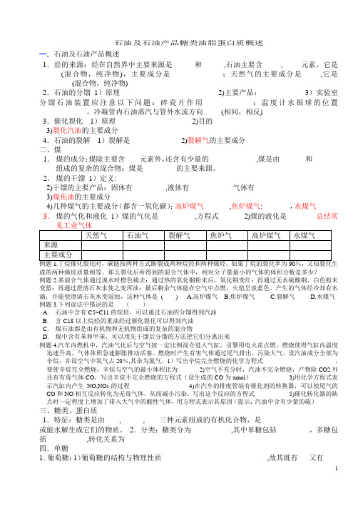 14糖类 油脂 蛋白质