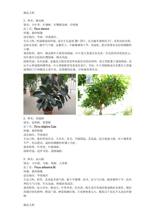 (整理)常见园林植物(广东省)1