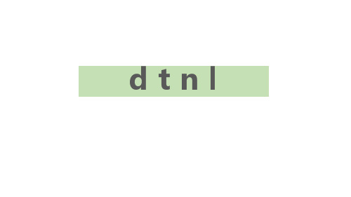 《dtnl》优秀课件