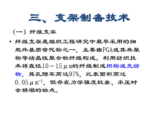 组织工程支架制备有哪些方法