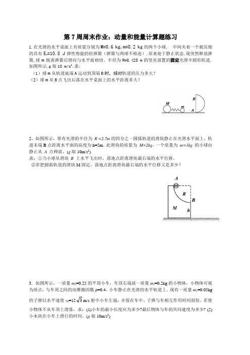 动量周末作业