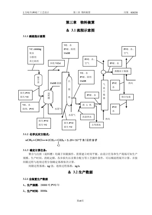 物料衡算(例子)