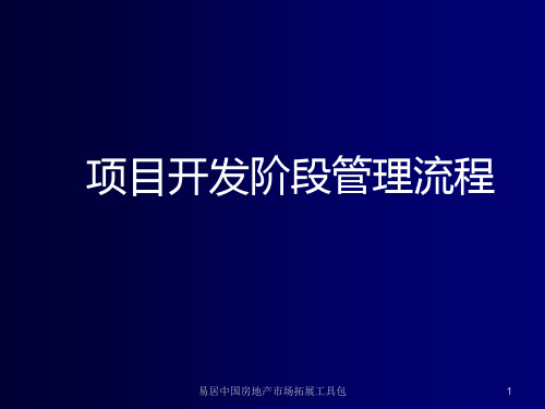 易居中国房地产市场拓展工具包