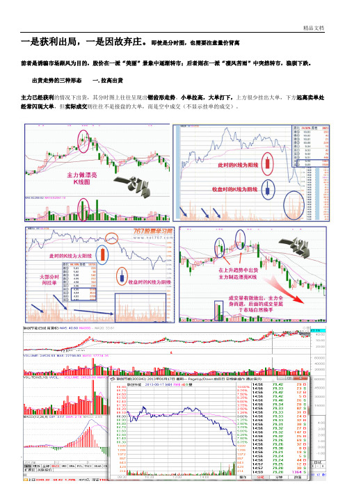 3种出货的分时图形态(图解)