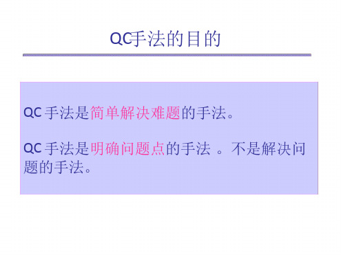 QC7种工具培训资料中文