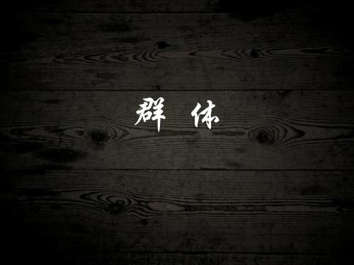 《组织行为学》第六章 群体