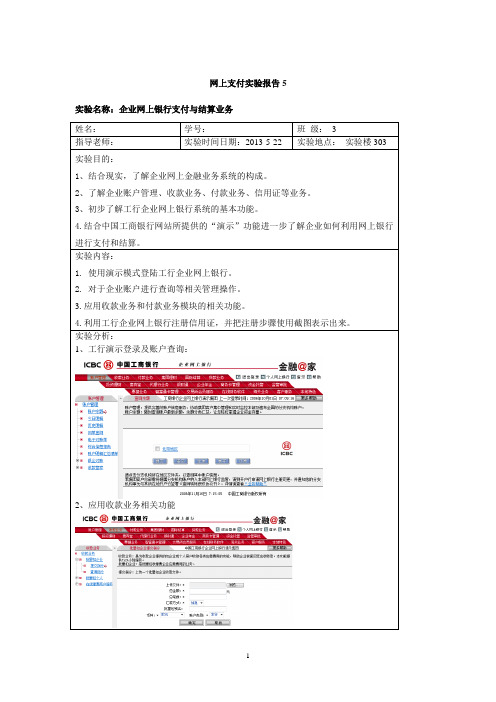 网络结算与支付实验五