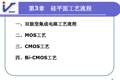 第3章  硅平面工艺流程