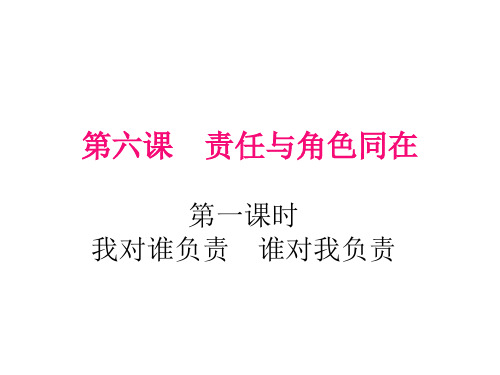 《责任与角色同在》八年级上道德与法治